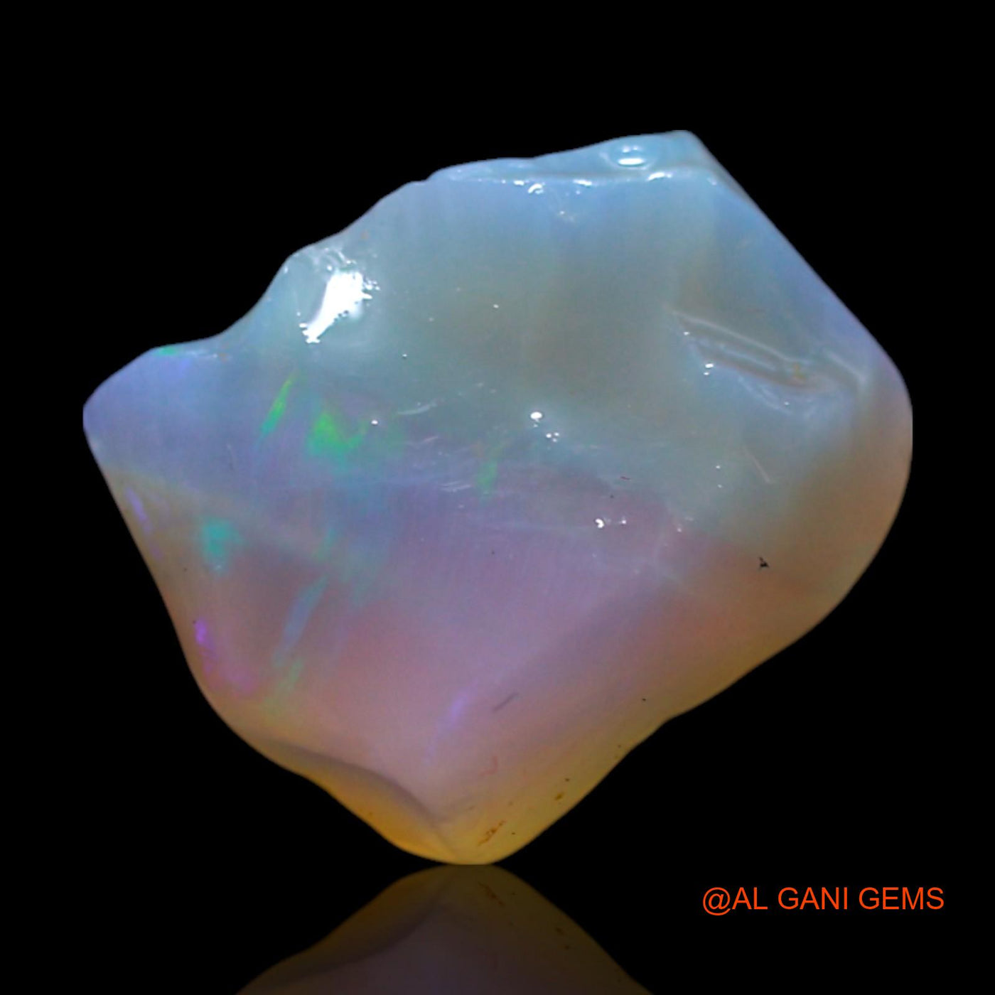 3.00 Cts Natural Australian Fire Opal Loose Gemstone Fancy Rough 11x8x6 mm RG-179