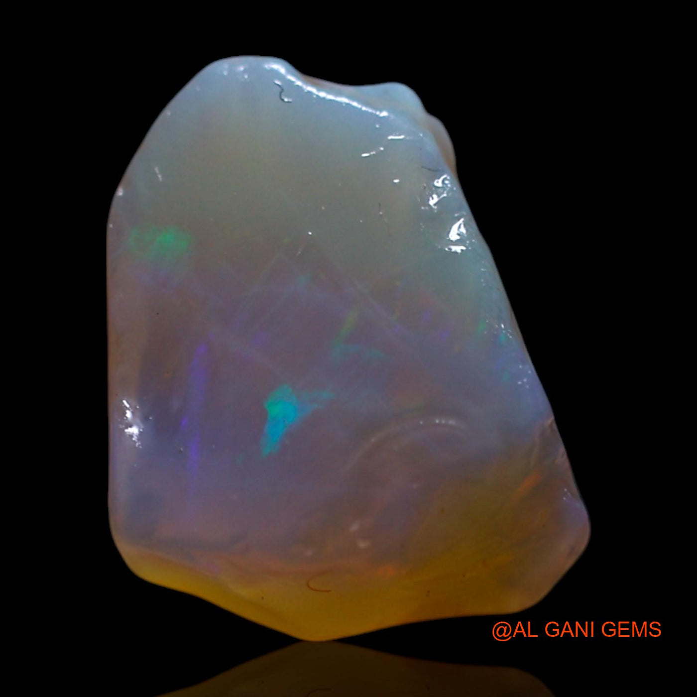 3.00 Cts Natural Australian Fire Opal Loose Gemstone Fancy Rough 11x8x6 mm RG-179