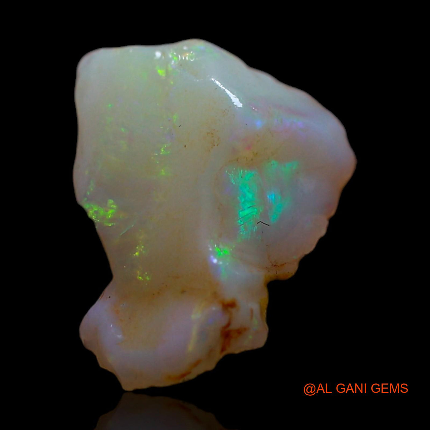 2.00 Cts Natural Australian Fire Opal Loose Gemstone Fancy Rough 10x8x5 mm RG-180
