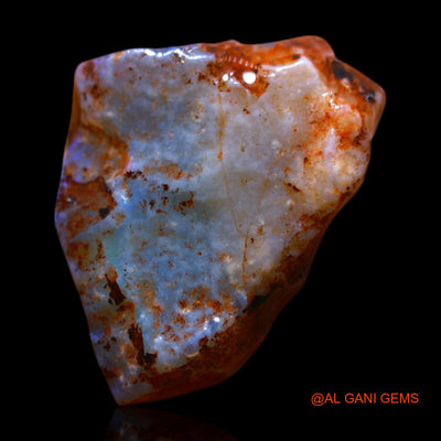 Natural Fire Opal Gemstone 4.00 Cts Loose Fancy Rough From Australia 16x11x4 mm RG-181
