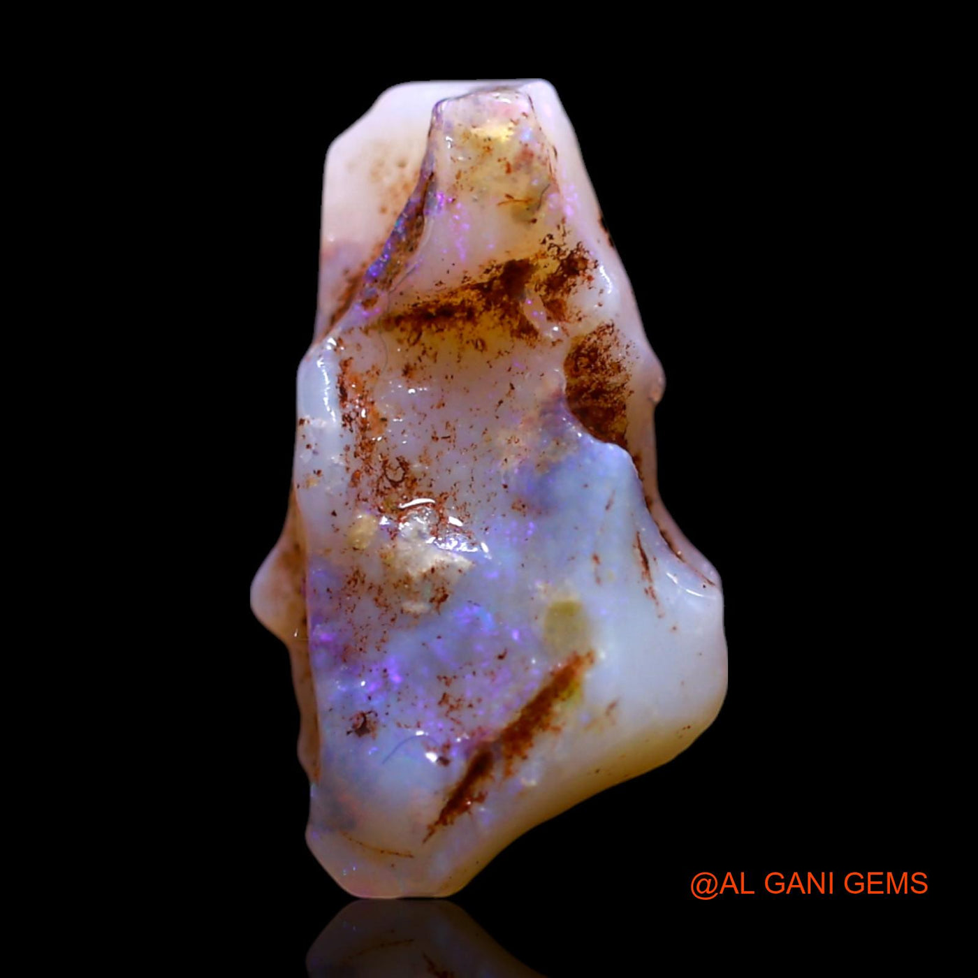 1.80 Cts Natural Australian Fire Opal Loose Gemstone Fancy Rough 11x8x3 mm RG-182
