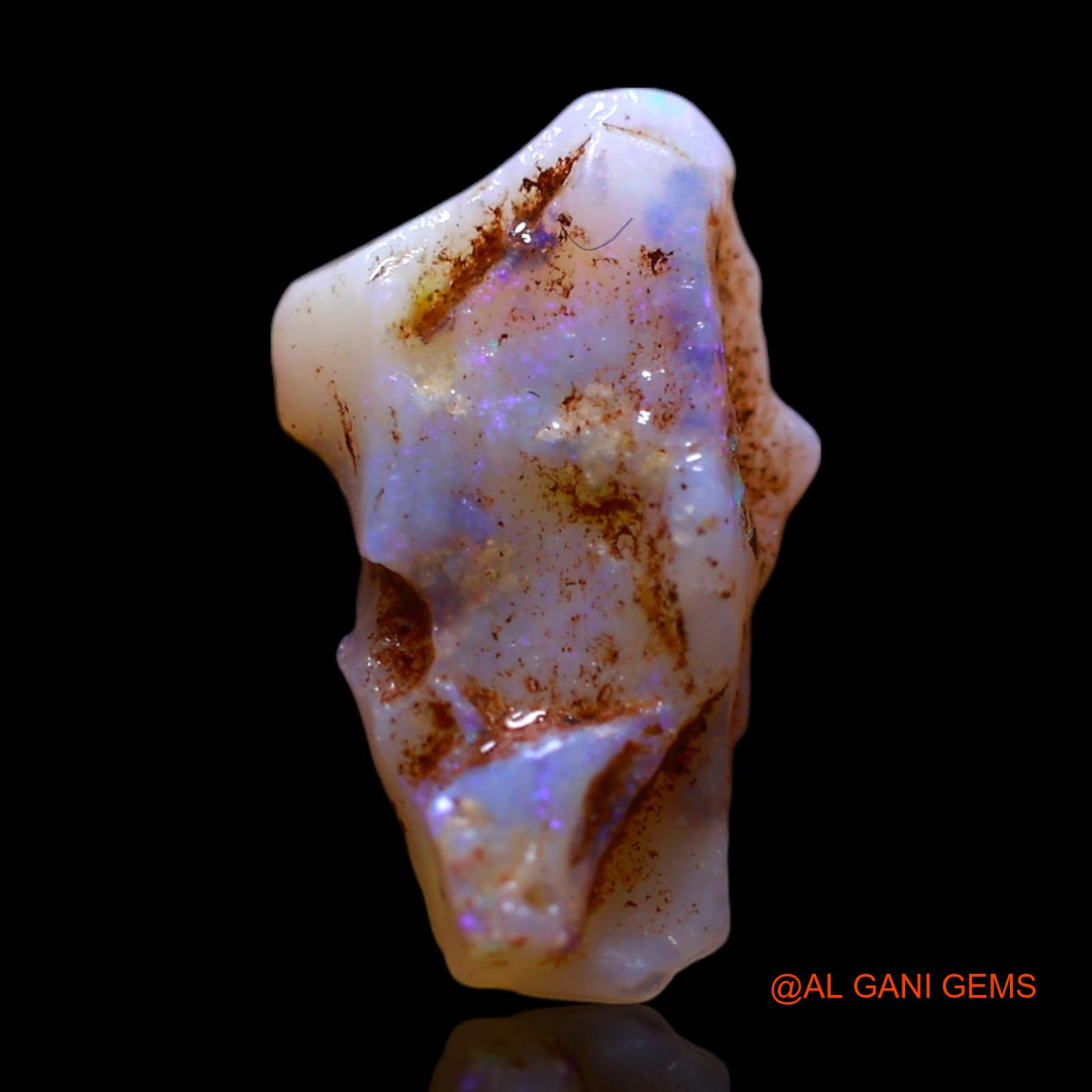 1.80 Cts Natural Australian Fire Opal Loose Gemstone Fancy Rough 11x8x3 mm RG-182