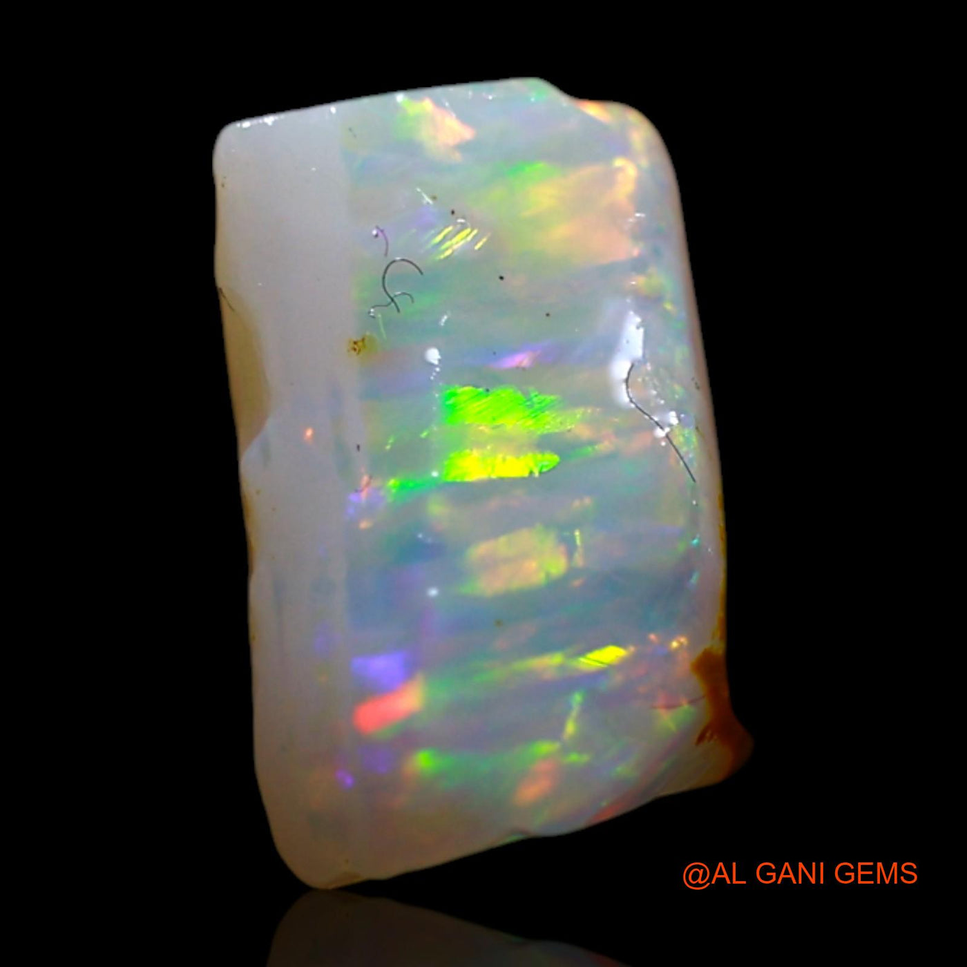 2.40 Cts Natural Australian Fire Opal Loose Gemstone Fancy Rough 9x6x5 mm RG-183