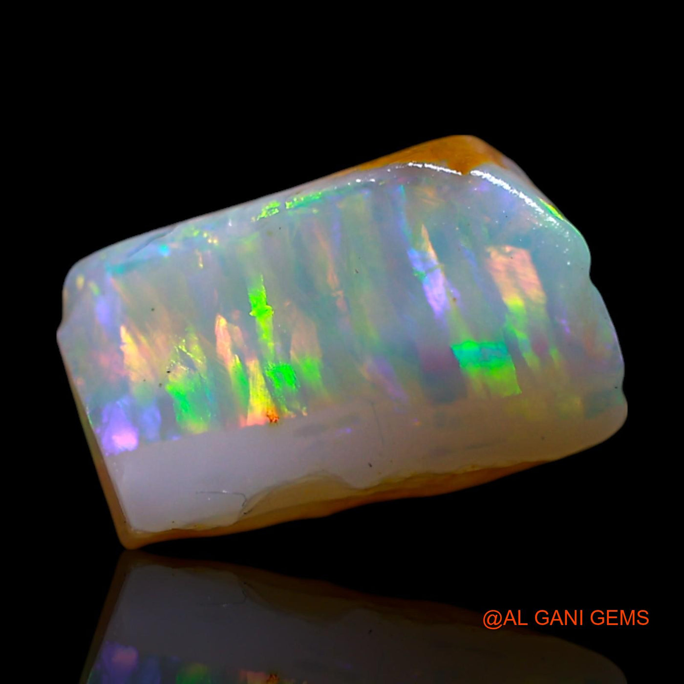 2.40 Cts Natural Australian Fire Opal Loose Gemstone Fancy Rough 9x6x5 mm RG-183