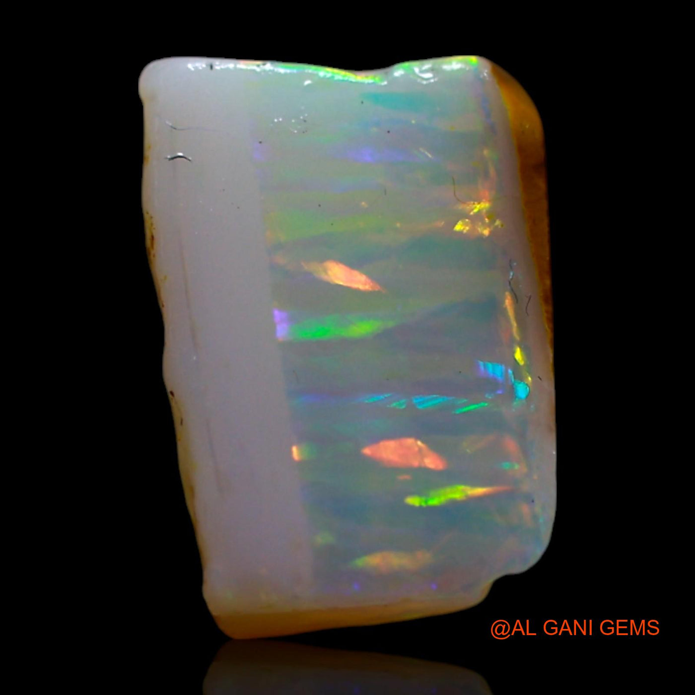 2.40 Cts Natural Australian Fire Opal Loose Gemstone Fancy Rough 9x6x5 mm RG-183
