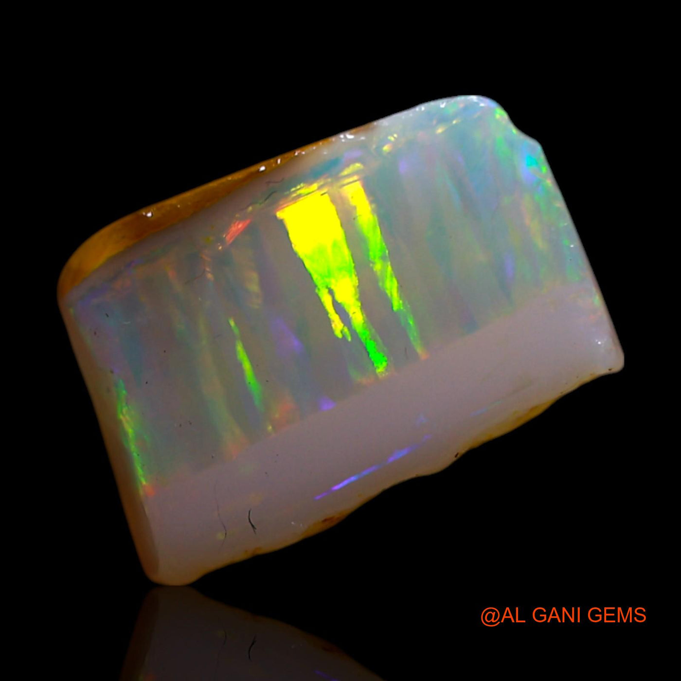 2.40 Cts Natural Australian Fire Opal Loose Gemstone Fancy Rough 9x6x5 mm RG-183