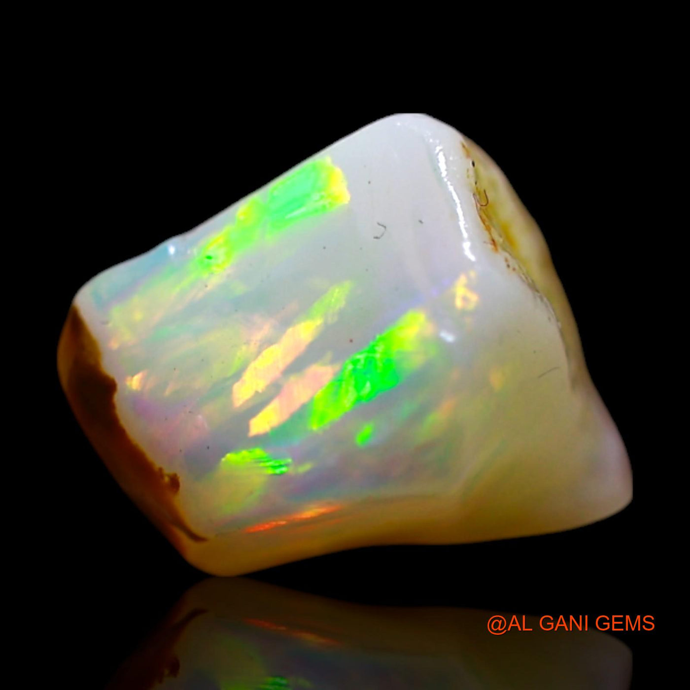 2.40 Cts Natural Australian Fire Opal Loose Gemstone Fancy Rough 9x6x5 mm RG-183