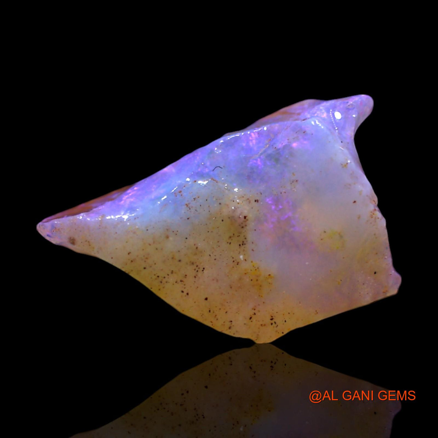 2.00 Cts Natural Australian Fire Opal Loose Gemstone Fancy Rough 12x7x4 mm RG-184