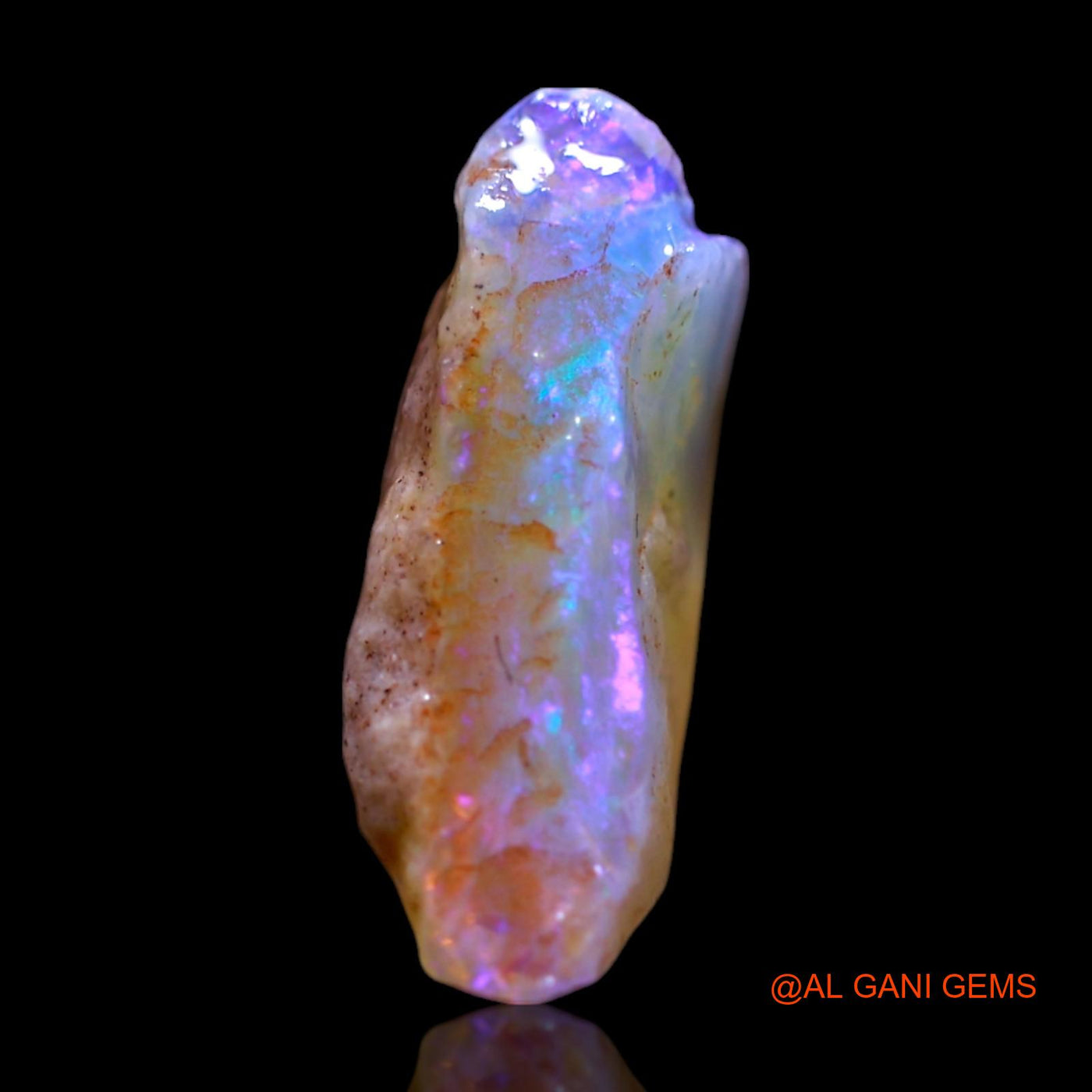 2.00 Cts Natural Australian Fire Opal Loose Gemstone Fancy Rough 12x7x4 mm RG-184