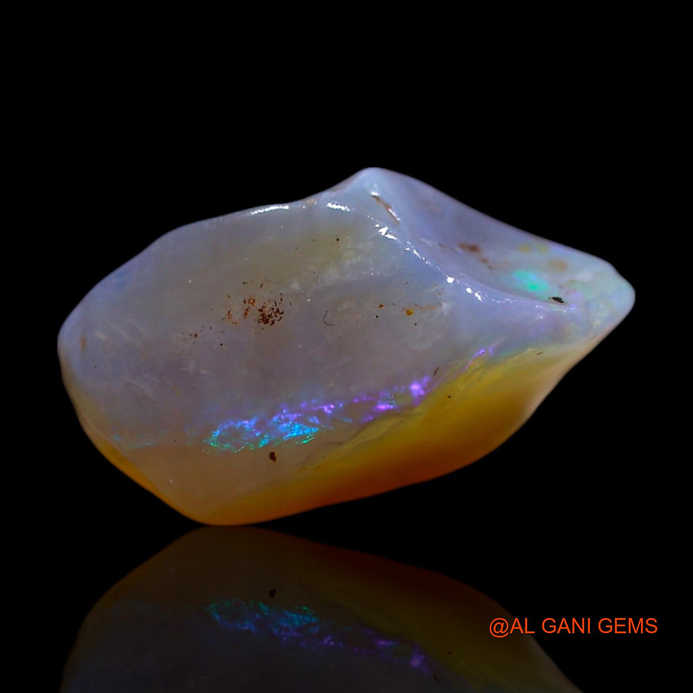 3.00 Cts Natural Australian Fire Opal Loose Gemstone Fancy Rough 12x7x6 mm RG-185
