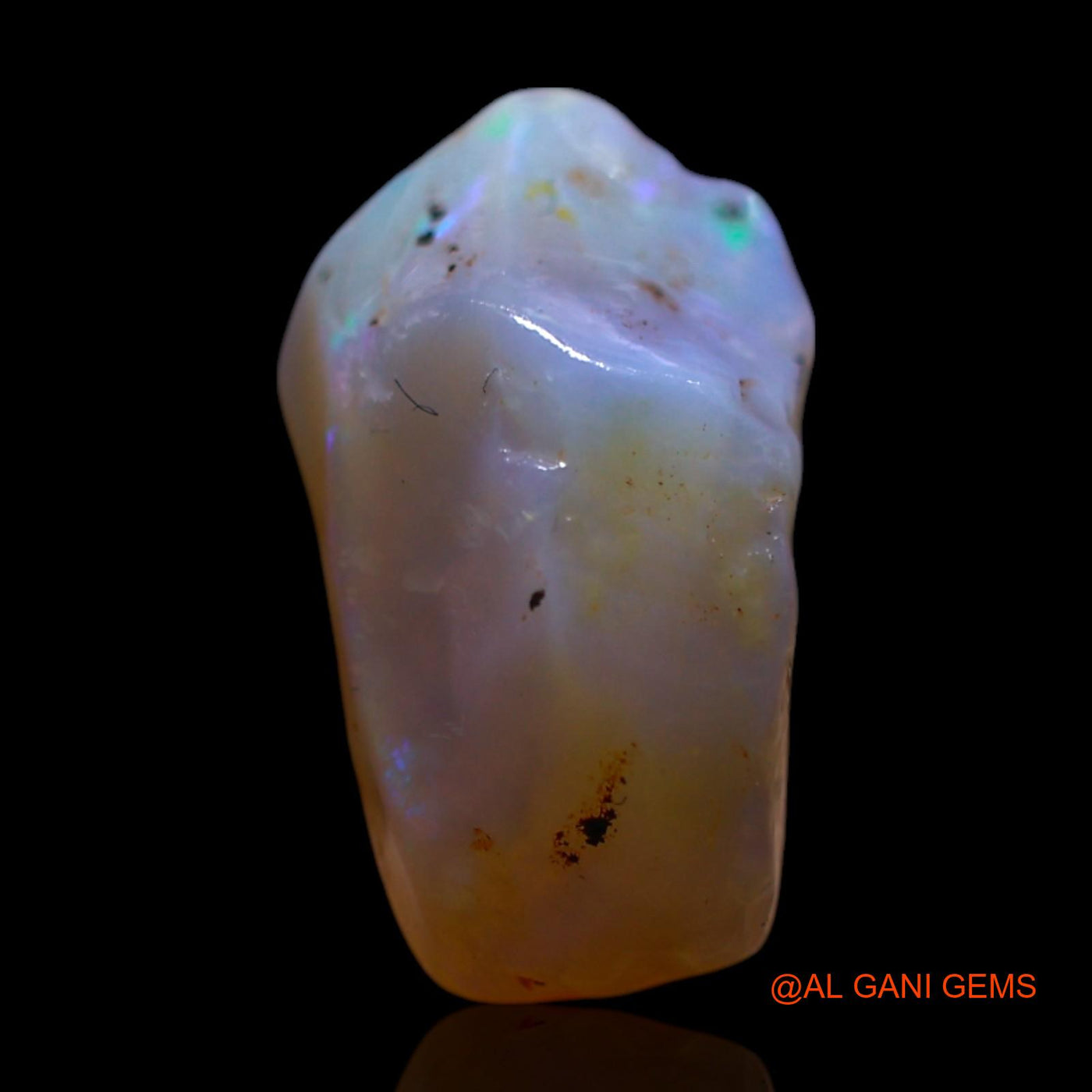 3.00 Cts Natural Australian Fire Opal Loose Gemstone Fancy Rough 12x7x6 mm RG-185