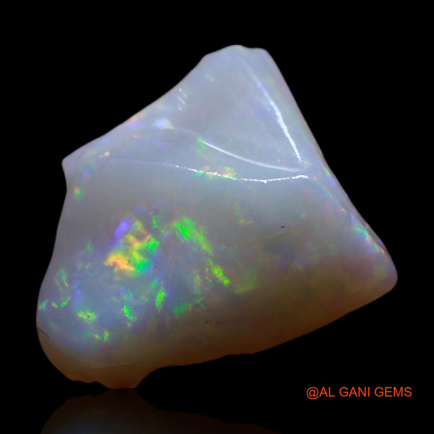 1.80 Cts Unheated Australian Fire Opal Loose Gemstone Fancy Rough Natural 10x9x6 mm RG-188