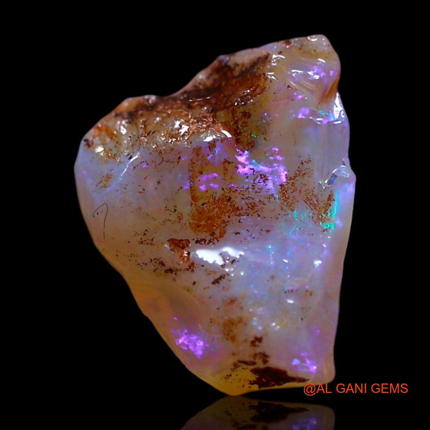 2.50 Cts Natural Australian Fire Opal Fancy Rough Loose Gemstone For Jewelry RG-194