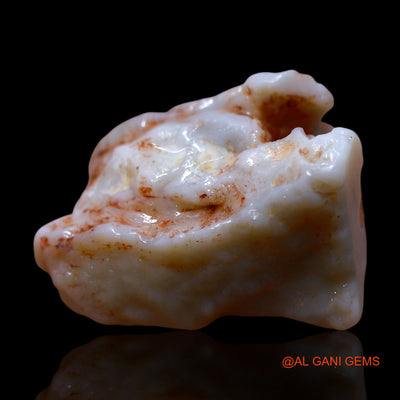 Natural Untreated Fire Opal Loose Gemstone Fancy Rough From Australia 25.00 Cts 25x18x11 mm RG-1