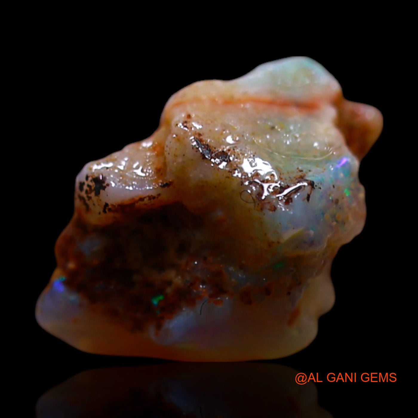 1.70 Cts Natural Australian Fire Opal Loose Gemstone Fancy Rough RG-200