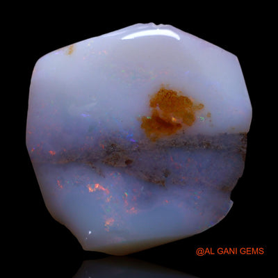 8.00 Cts Natural Australian Fire Opal Loose Gemstone Fancy Rough 18x17x4 mm RG-201