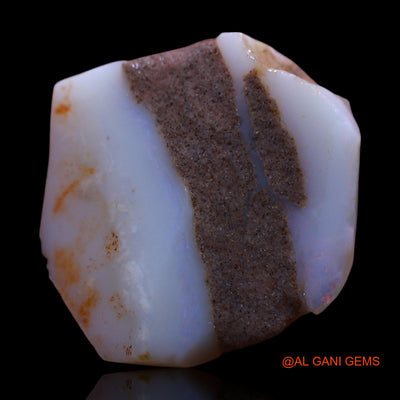 8.00 Cts Natural Australian Fire Opal Loose Gemstone Fancy Rough 18x17x4 mm RG-201