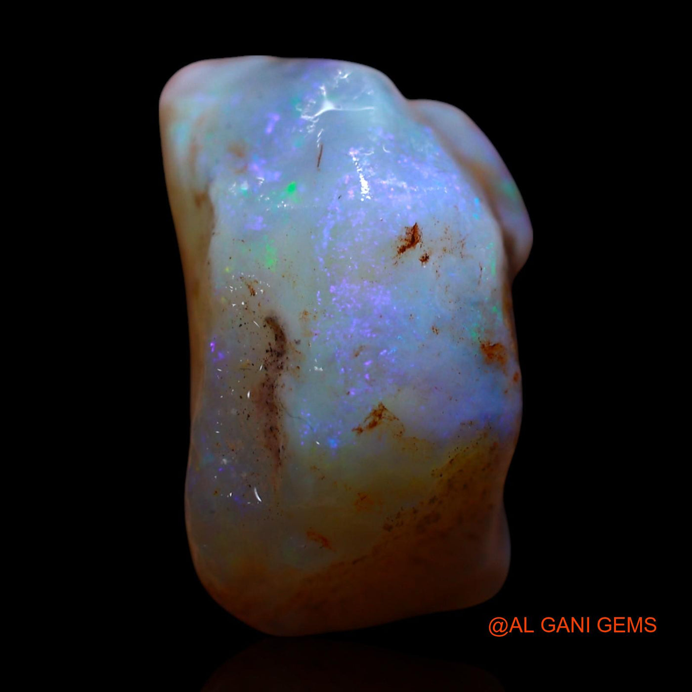 Natural Untreated Fire Opal Loose Gemstone Fancy Rough From Australia 17.00 Cts 18x15x10 mm RG-202