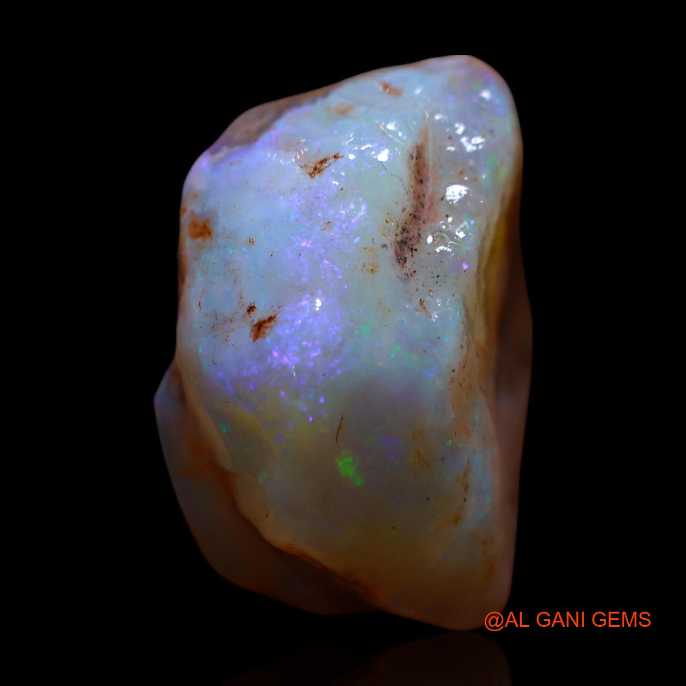 Natural Untreated Fire Opal Loose Gemstone Fancy Rough From Australia 17.00 Cts 18x15x10 mm RG-202