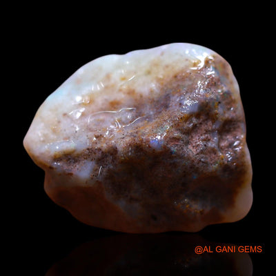 Natural Untreated Fire Opal Loose Gemstone Fancy Rough From Australia 17.00 Cts 18x15x10 mm RG-202