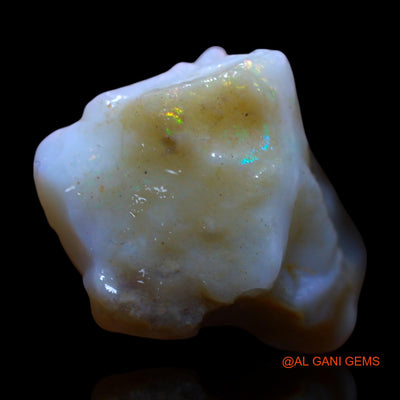 Natural Untreated Fire Opal Loose Gemstone Fancy Rough From Australia 10.00 Cts 16x14x10 mm RG-204