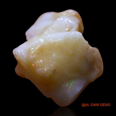 Natural Untreated Fire Opal Loose Gemstone Fancy Rough From Australia 10.00 Cts 16x14x10 mm RG-204