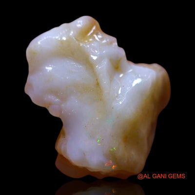 Natural Untreated Fire Opal Loose Gemstone Fancy Rough From Australia 10.00 Cts 16x14x10 mm RG-204