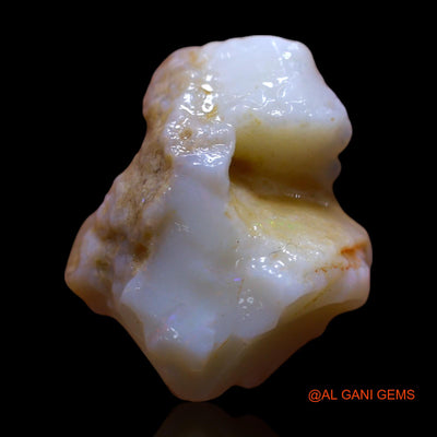 Natural Untreated Fire Opal Loose Gemstone Fancy Rough From Australia 10.00 Cts 16x14x10 mm RG-204