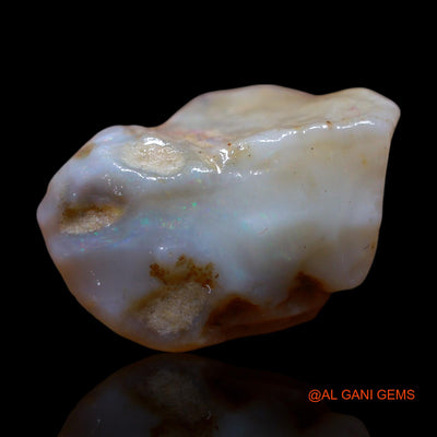 Natural Fire Opal Gemstone 11.00 Cts Loose Fancy Rough From Australia 19x15x9 mm RG-205