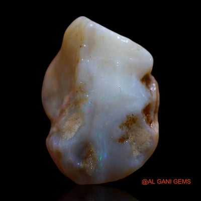 Natural Fire Opal Gemstone 11.00 Cts Loose Fancy Rough From Australia 19x15x9 mm RG-205