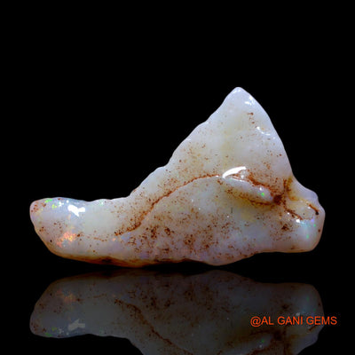 5.00 Cts Natural Australian Fire Opal Loose Gemstone Fancy Rough 23x13x5 mm RG-206