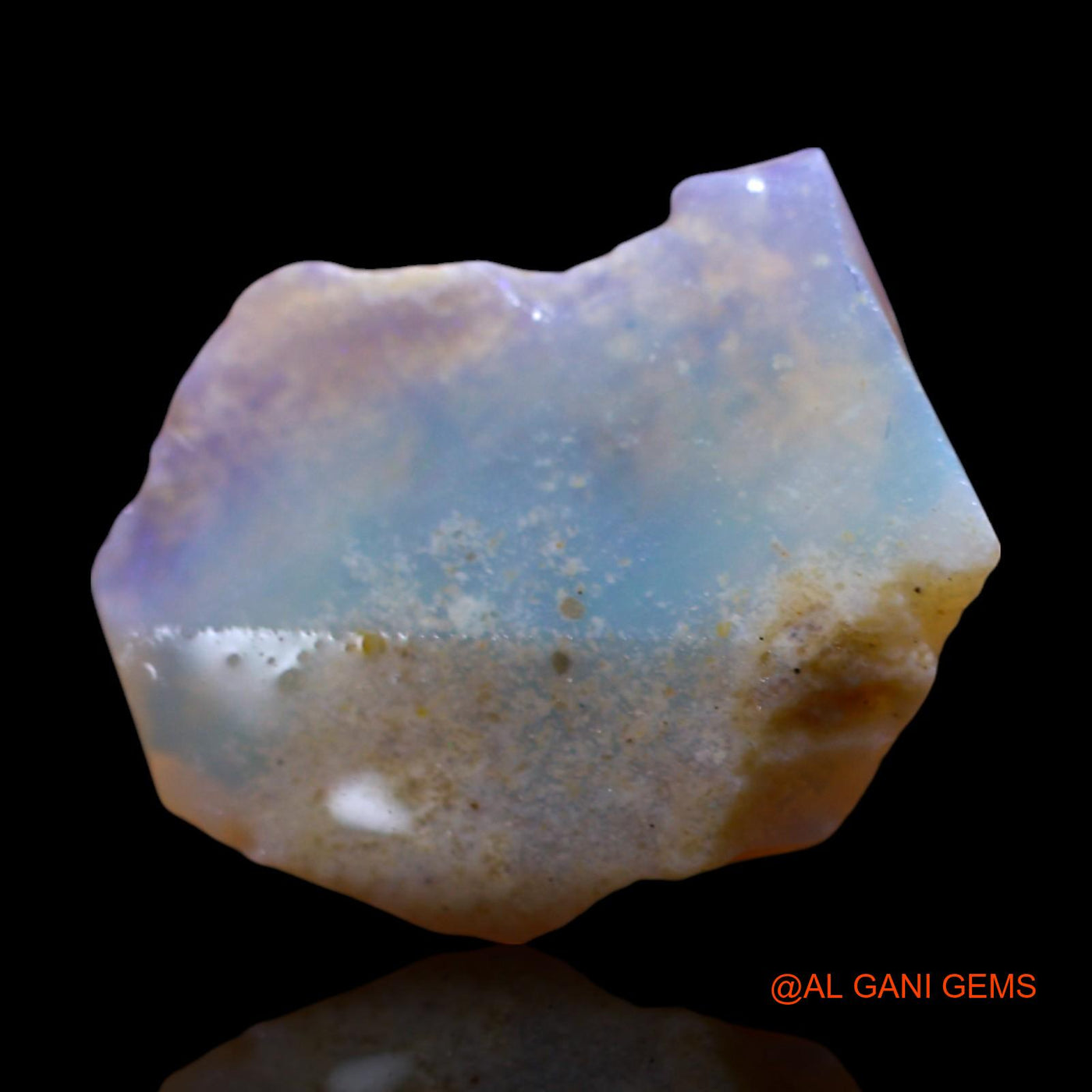 5.00 Cts Natural Australian Fire Opal Loose Gemstone Fancy Rough 18x14x3 mm RG-207