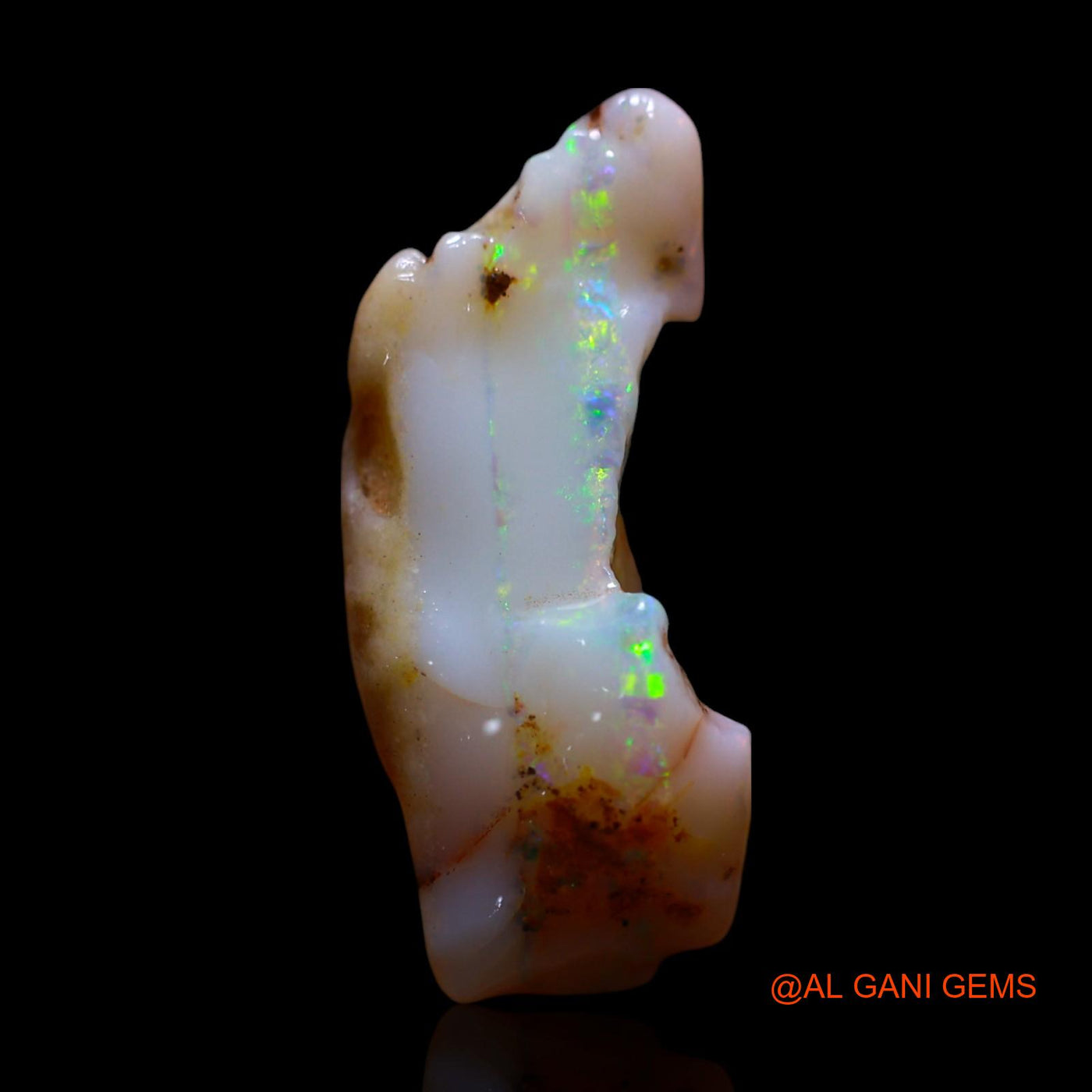 6.00 Cts Unheated Australian Fire Opal Loose Gemstone Fancy Rough Natural 20x9x8 mm RG-208