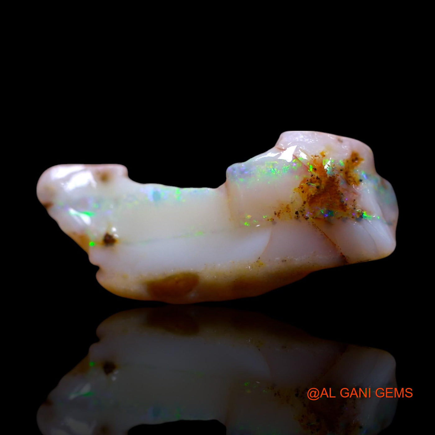 6.00 Cts Unheated Australian Fire Opal Loose Gemstone Fancy Rough Natural 20x9x8 mm RG-208