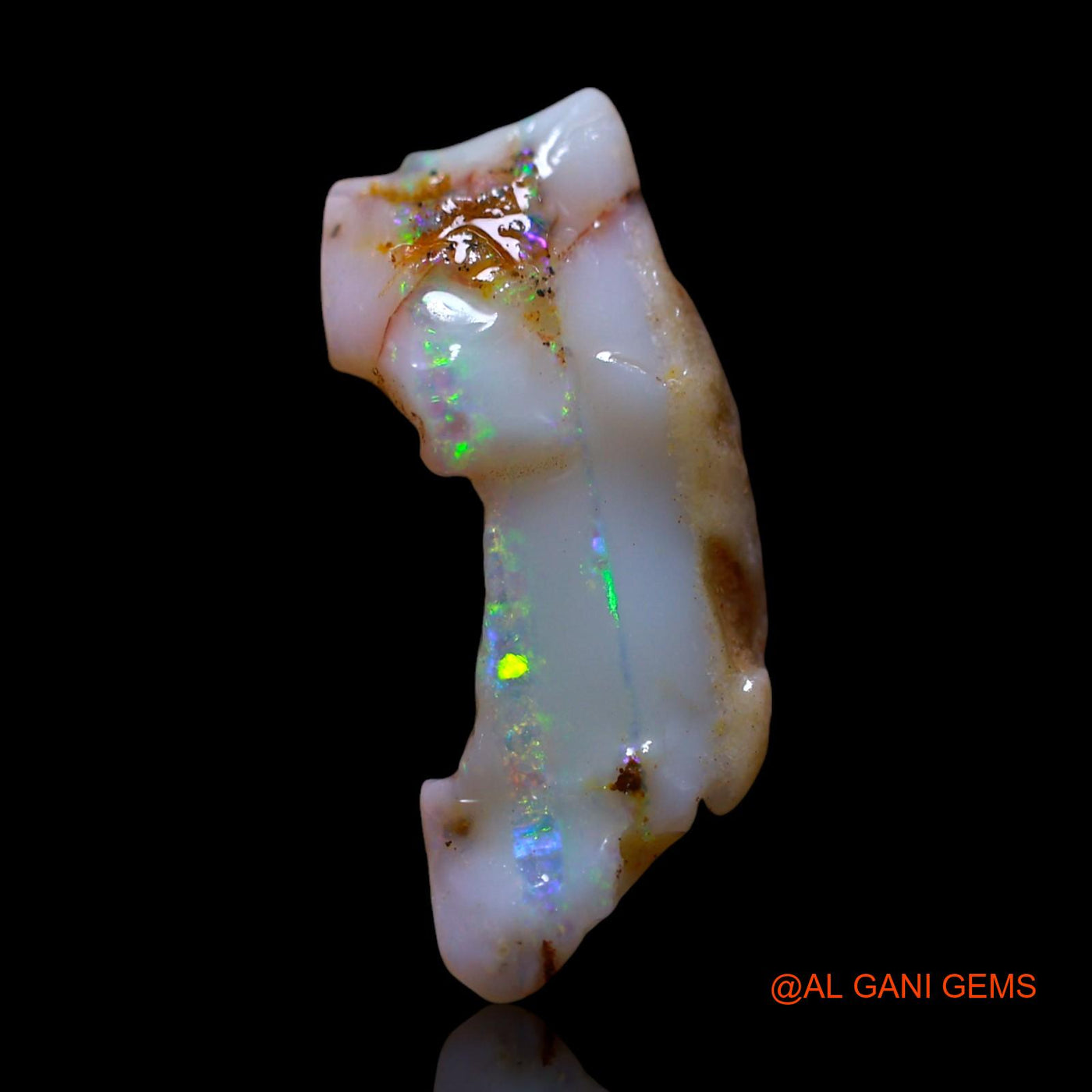 6.00 Cts Unheated Australian Fire Opal Loose Gemstone Fancy Rough Natural 20x9x8 mm RG-208
