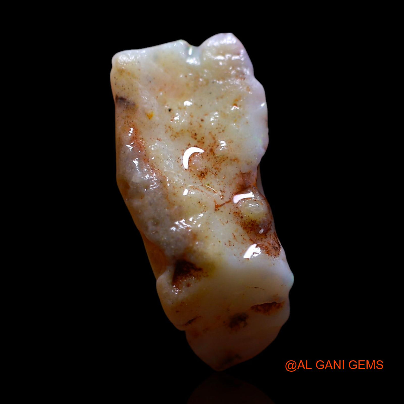 6.00 Cts Unheated Australian Fire Opal Loose Gemstone Fancy Rough Natural 20x9x8 mm RG-208