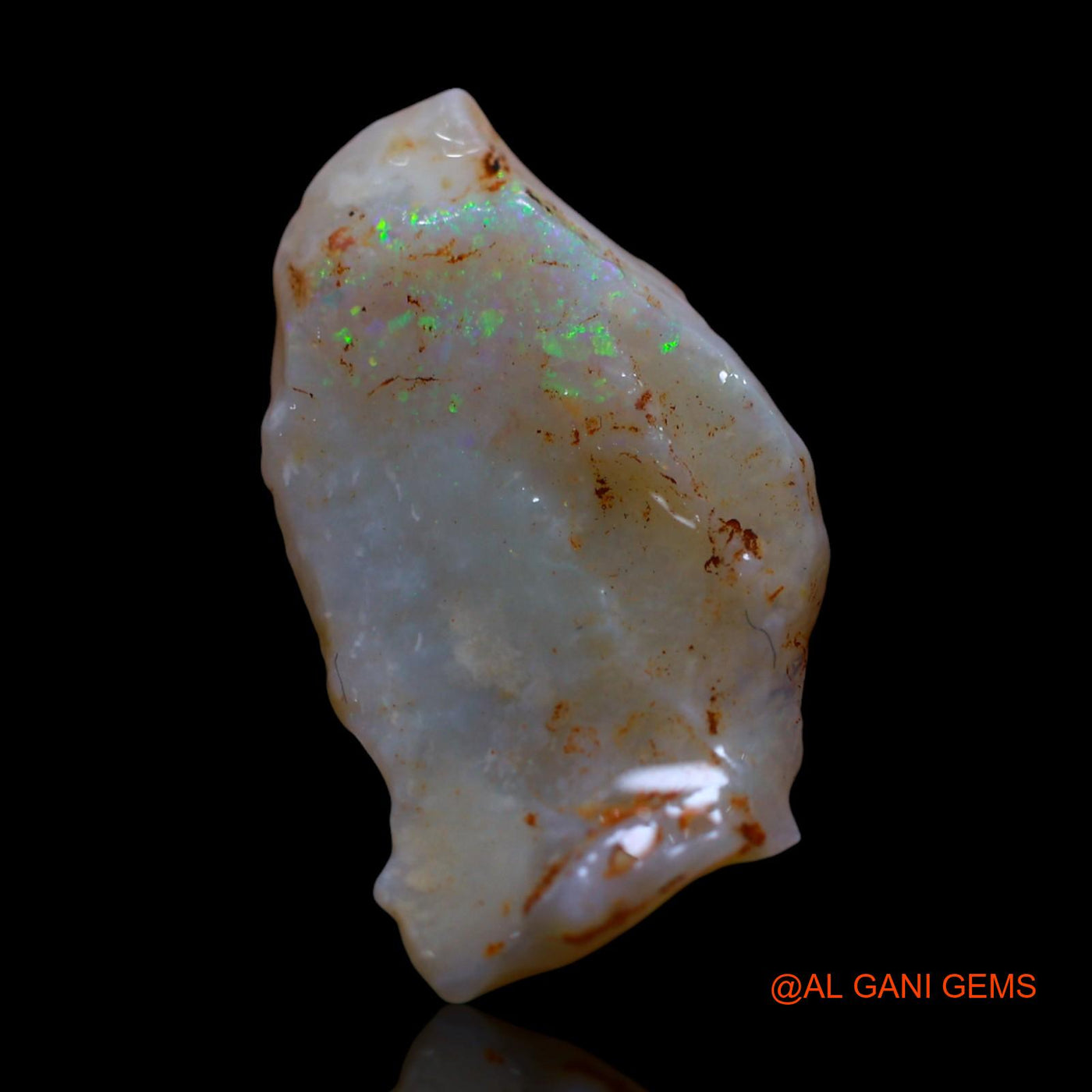 3.50 Cts Natural Australian Fire Opal Loose Gemstone Fancy Rough 20x11x3 mm RG-211