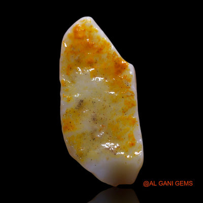 Natural Untreated Fire Opal Loose Gemstone Fancy Rough From Australia 5.00 Cts 23x10x3 mm RG-212
