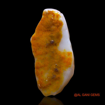 Natural Untreated Fire Opal Loose Gemstone Fancy Rough From Australia 5.00 Cts 23x10x3 mm RG-212