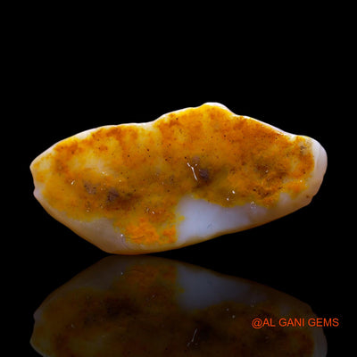 Natural Untreated Fire Opal Loose Gemstone Fancy Rough From Australia 5.00 Cts 23x10x3 mm RG-212