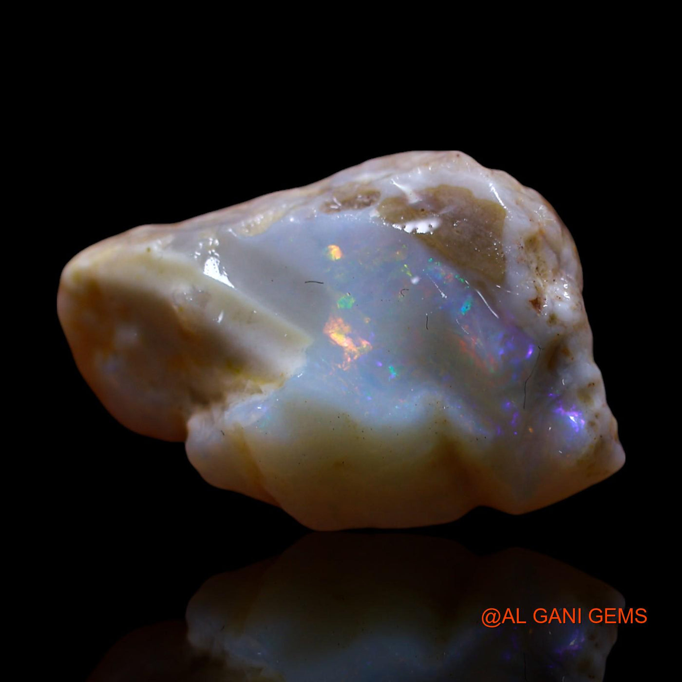 7.00 Cts Natural Australian Fire Opal Loose Gemstone Fancy Rough 19x12x8 mm RG-214