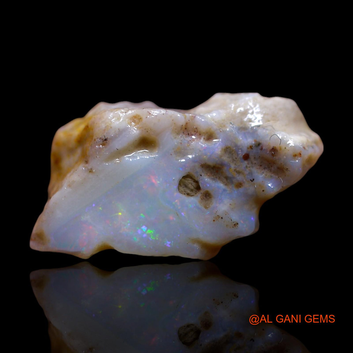 7.00 Cts Natural Australian Fire Opal Loose Gemstone Fancy Rough 19x12x8 mm RG-214