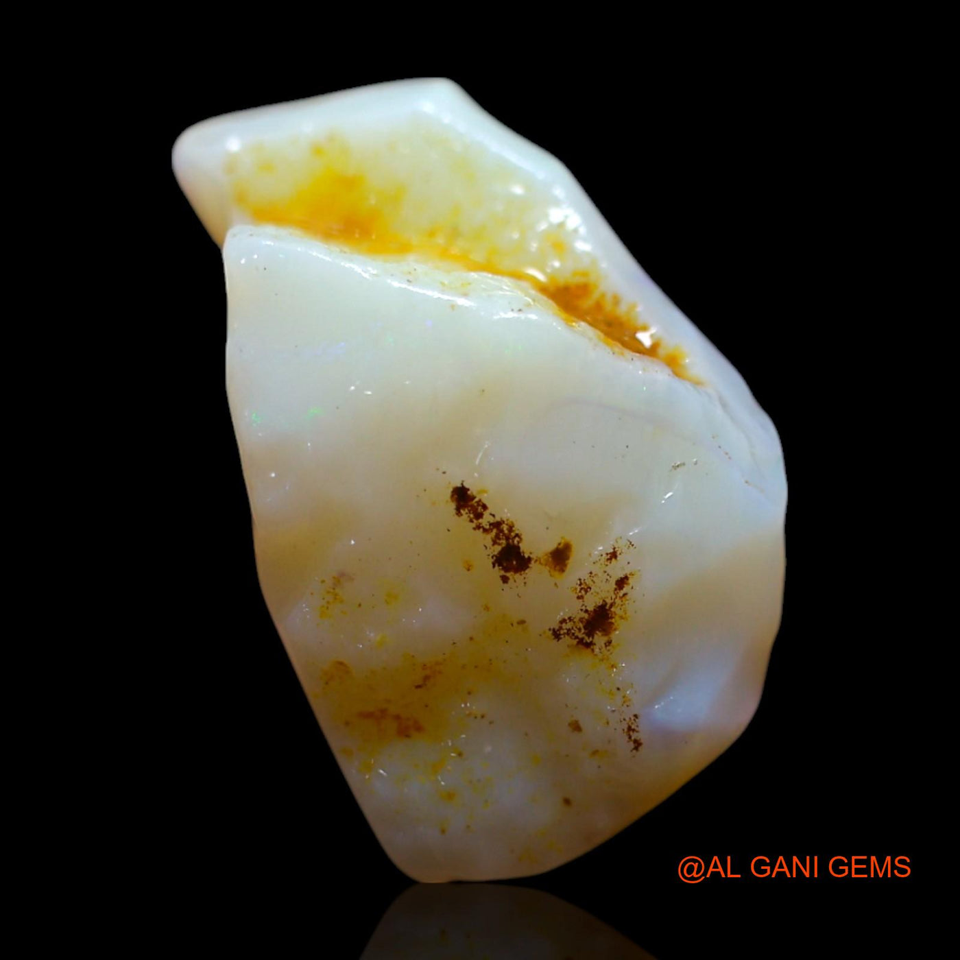 8.00 Cts Natural Australian Fire Opal Loose Gemstone Fancy Rough 18x10x10 mm RG-224