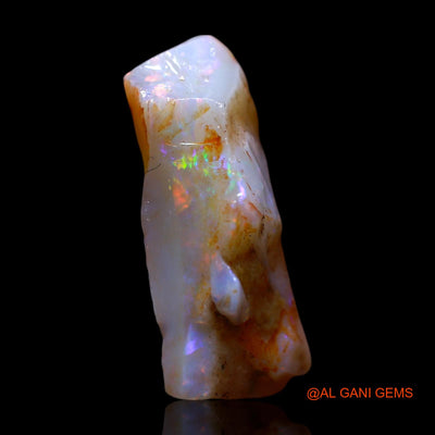 Natural Untreated Fire Opal Loose Gemstone Fancy Rough From Australia 5.00 Cts 18x9x6 mm RG-225