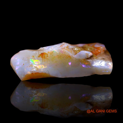 Natural Untreated Fire Opal Loose Gemstone Fancy Rough From Australia 5.00 Cts 18x9x6 mm RG-225