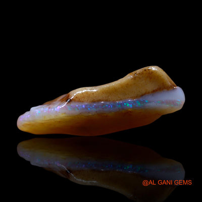 Natural Untreated Fire Opal Loose Gemstone Fancy Rough From Australia 4.00 Cts 20x9x4 mm RG-232