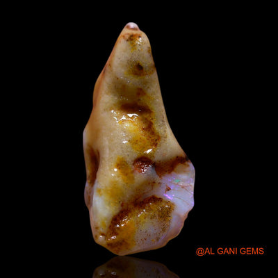 Natural Untreated Fire Opal Loose Gemstone Fancy Rough From Australia 4.00 Cts 20x9x4 mm RG-232