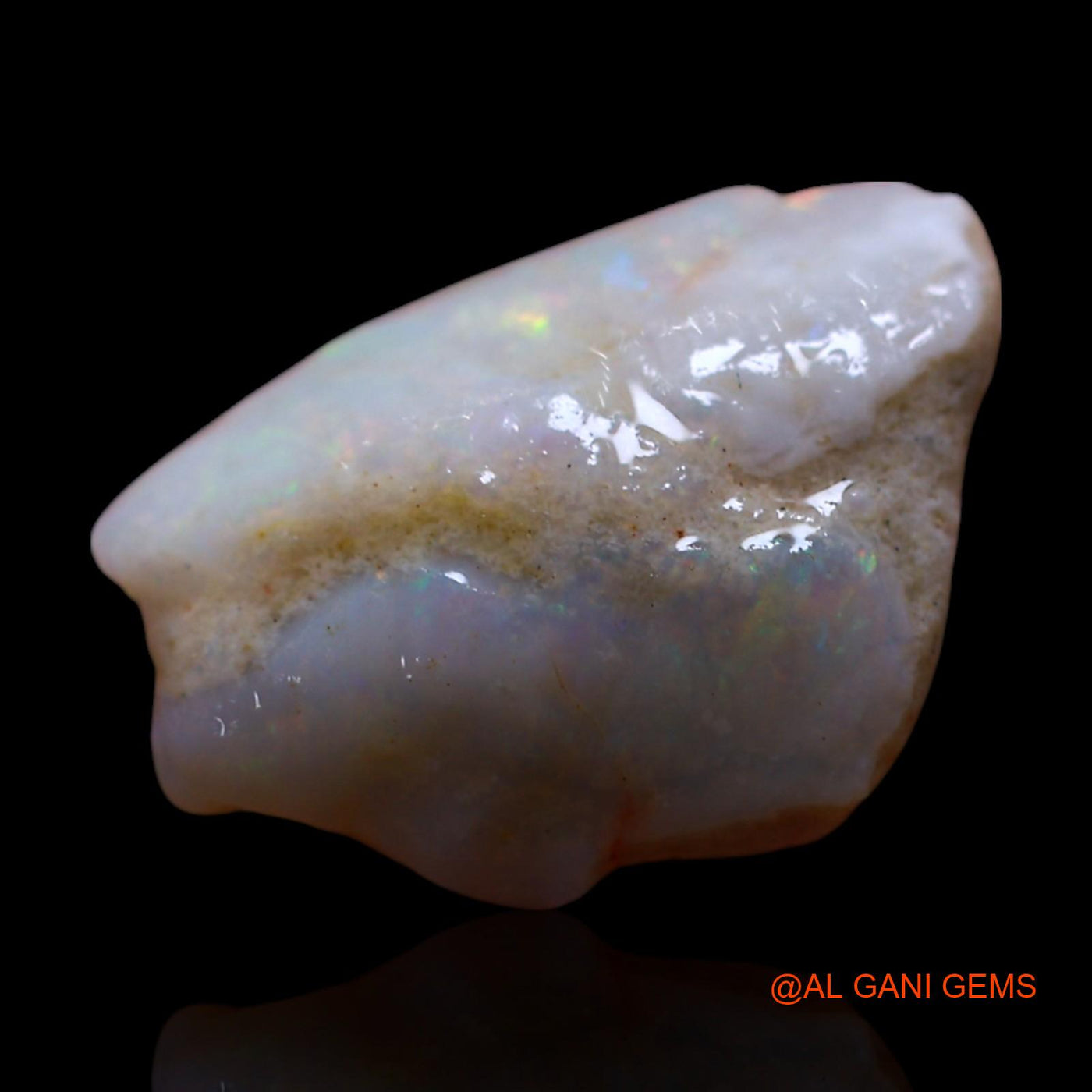 3.00 Cts Natural Australian Fire Opal Loose Gemstone Fancy Rough 15x11x4 mm RG-238