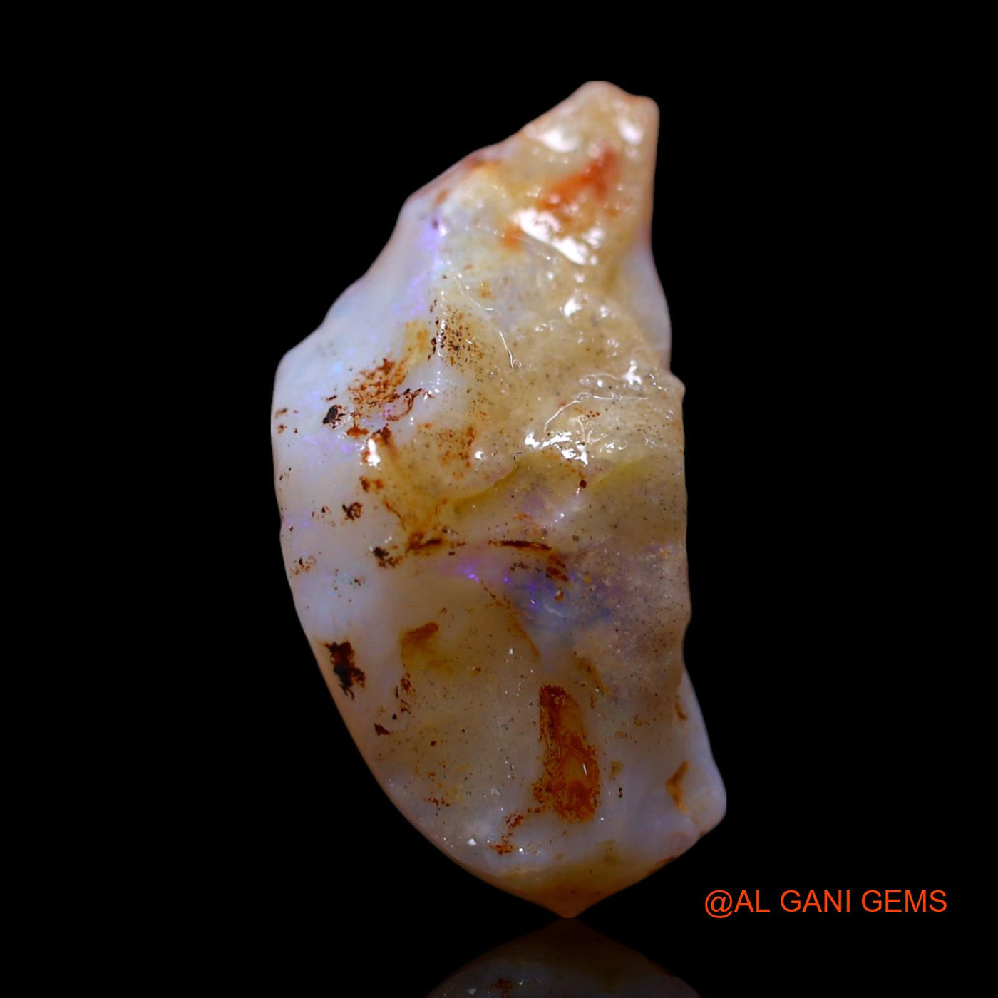 3.00 Cts Natural Australian Fire Opal Fancy Rough Loose Gemstone For Jewelry 18x9x4 mm RG-239