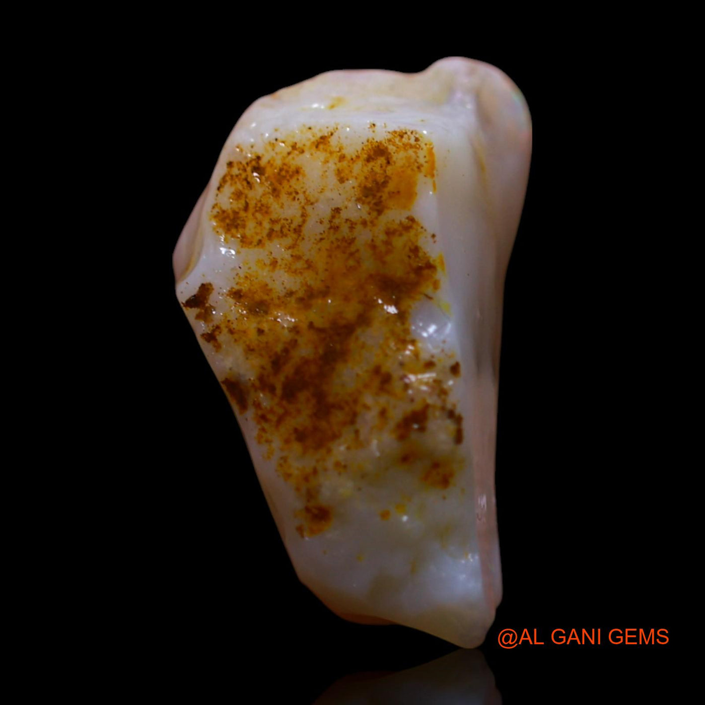 Natural Fire Opal Gemstone 5.00 Cts Loose Fancy Rough From Australia 17x9x6 mm RG-241